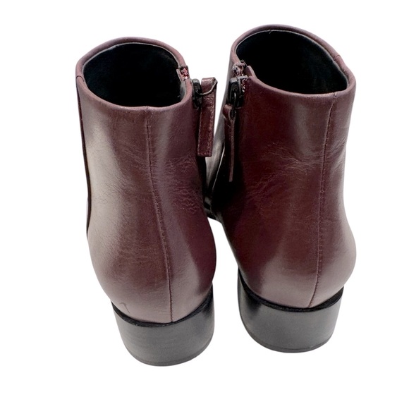 DKNY Dark Burgundy Pointy Toe Ankle Boots 8.5 - Picture 6 of 10